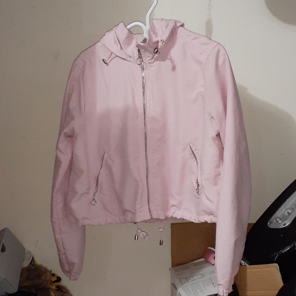 Pink windbreaker